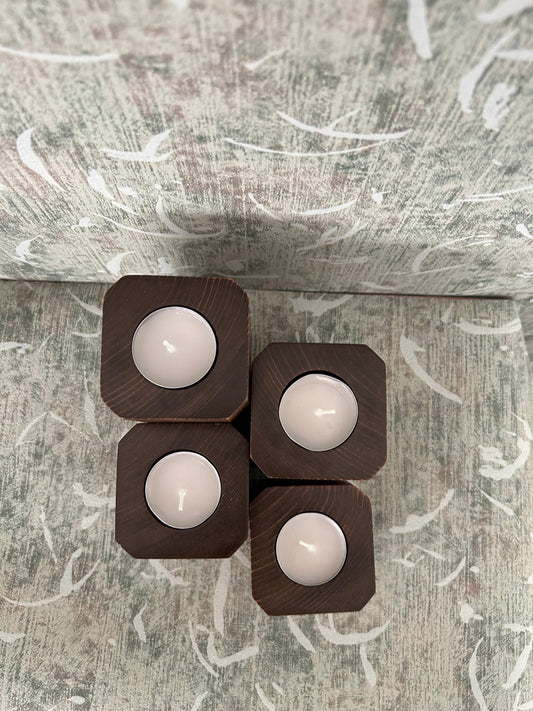 Hexagon Candle Holders (set of 4)