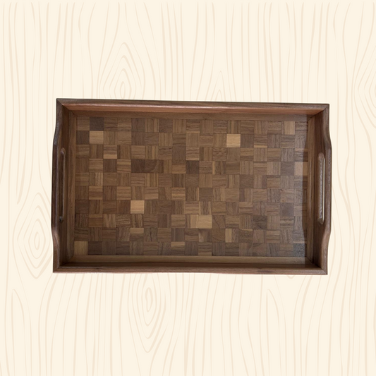 Mosaic Wooden Tray