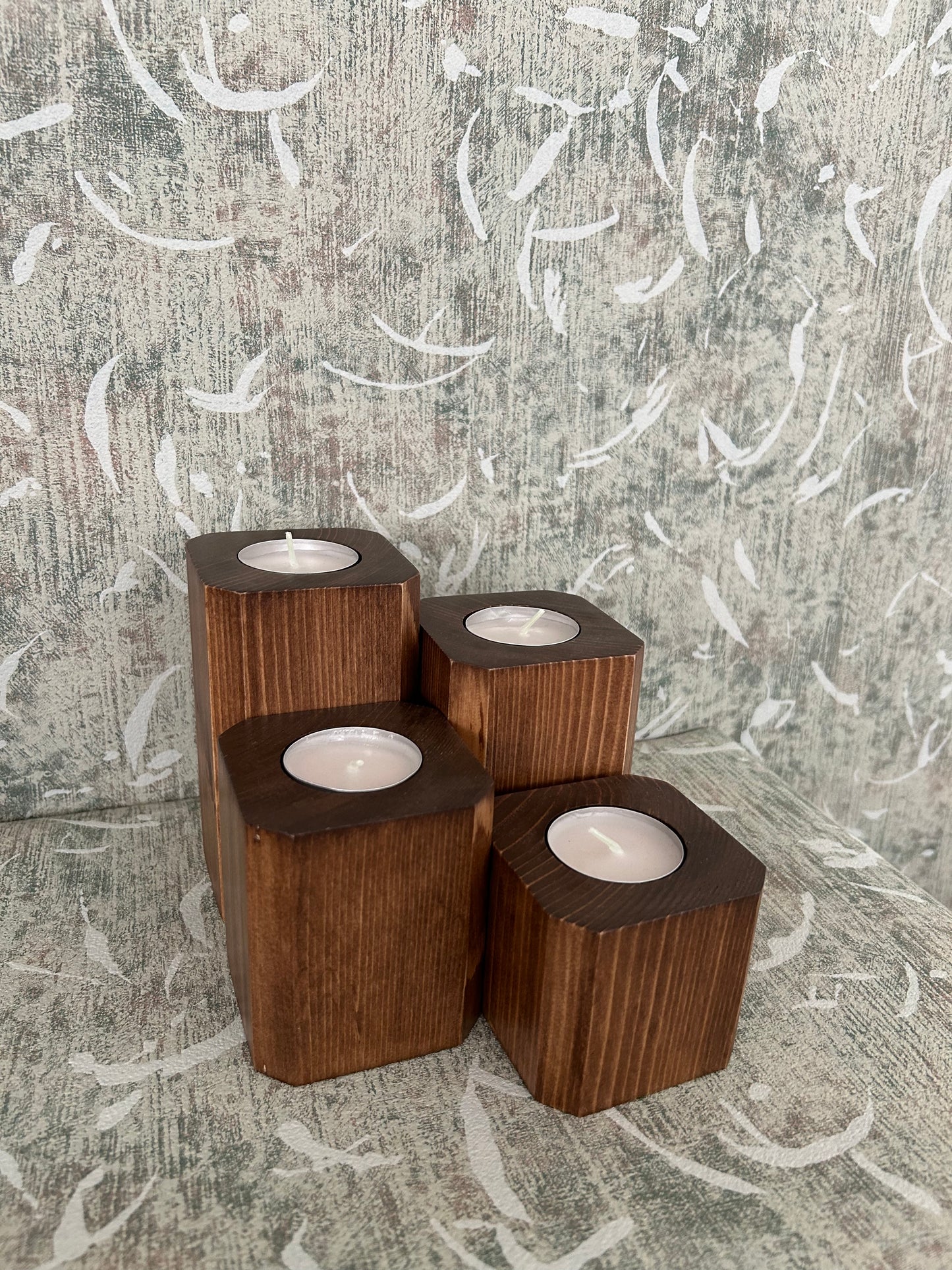 Hexagon Candle Holders (set of 4)