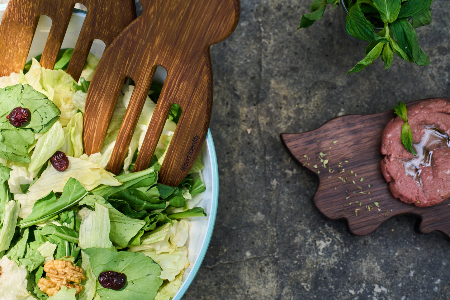 Bear Claws Salad Serving Set