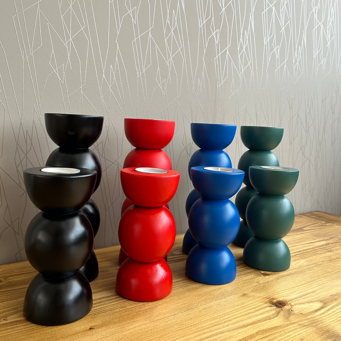 Boules Candle Holders