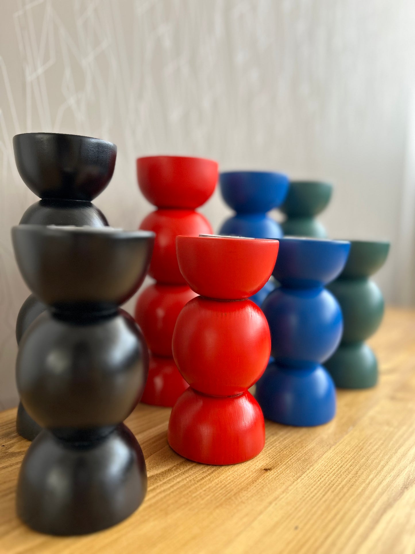 Boules Candle Holders